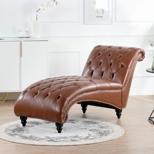 Classic faux leather button - faux,