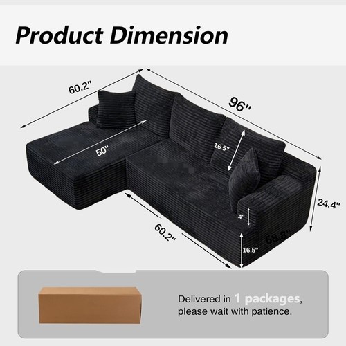 Cloud sectional couch with - couch,